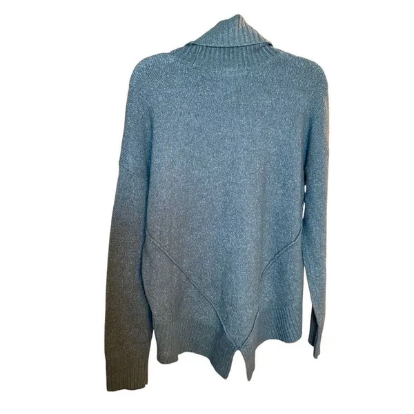 Romeo + Juliet Couture women’s charcoal gray turtleneck chunky knit‎ sz M - Image 8