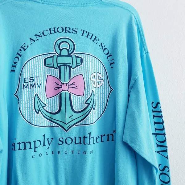 Simply Southern Anchor Hope Long Sleeve T-Shirt - Image 4