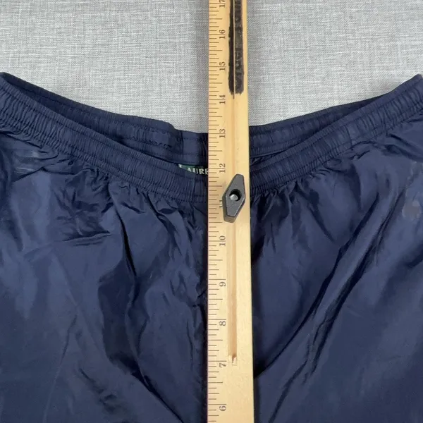 Lauren Ralph Lauren Pants Womens M Petite Blue Nylon Track Elastic Waist Pockets - Image 6