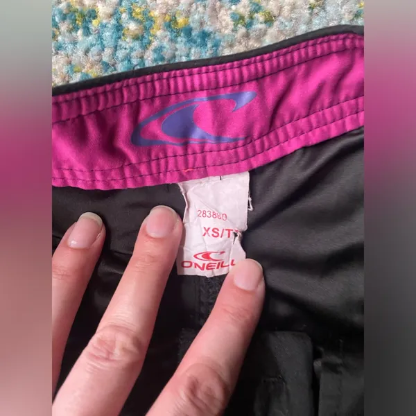 O’Neill pink logo swim board shorts, size XS - Image 4