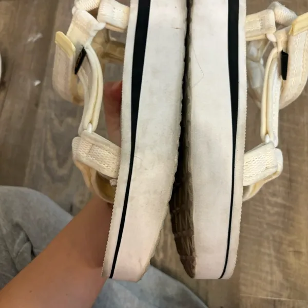TEVAS platform white sandals - Image 6