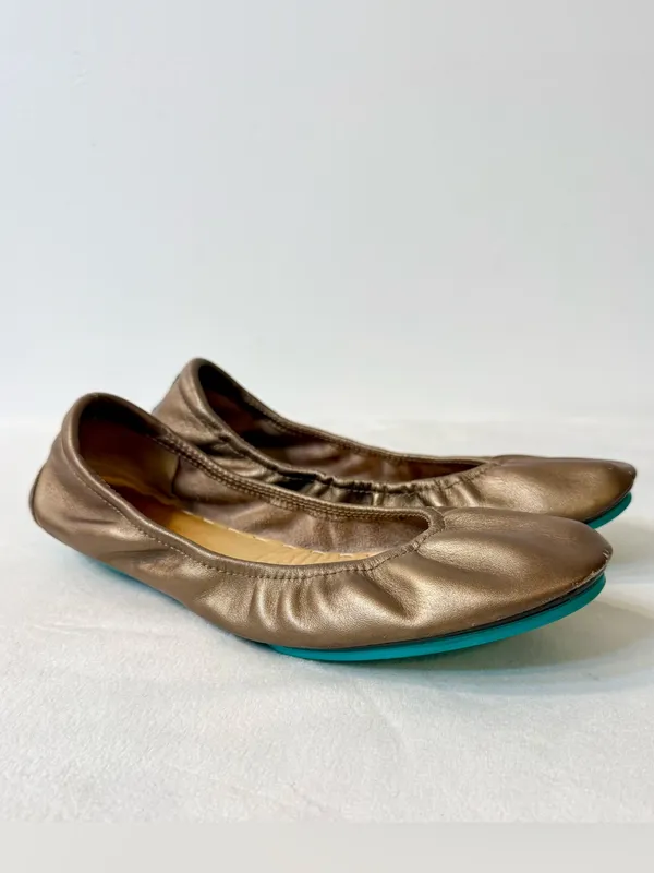Tieks by Gavrieli Metallic Bronze Ballet Flats Size 8 - Image 6