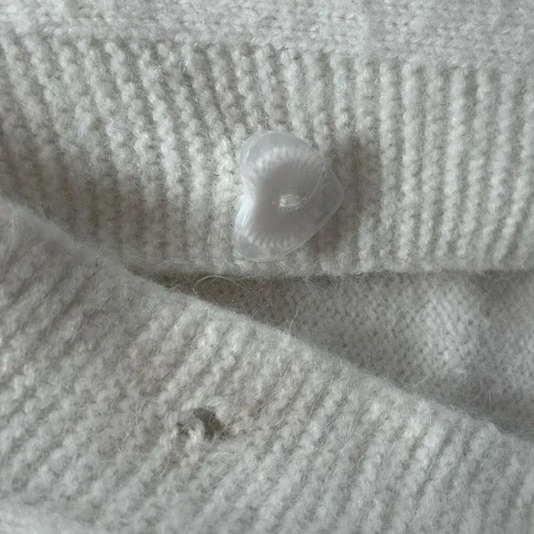 Princess Polly White Cardigan Sweater size XS/S - Image 3