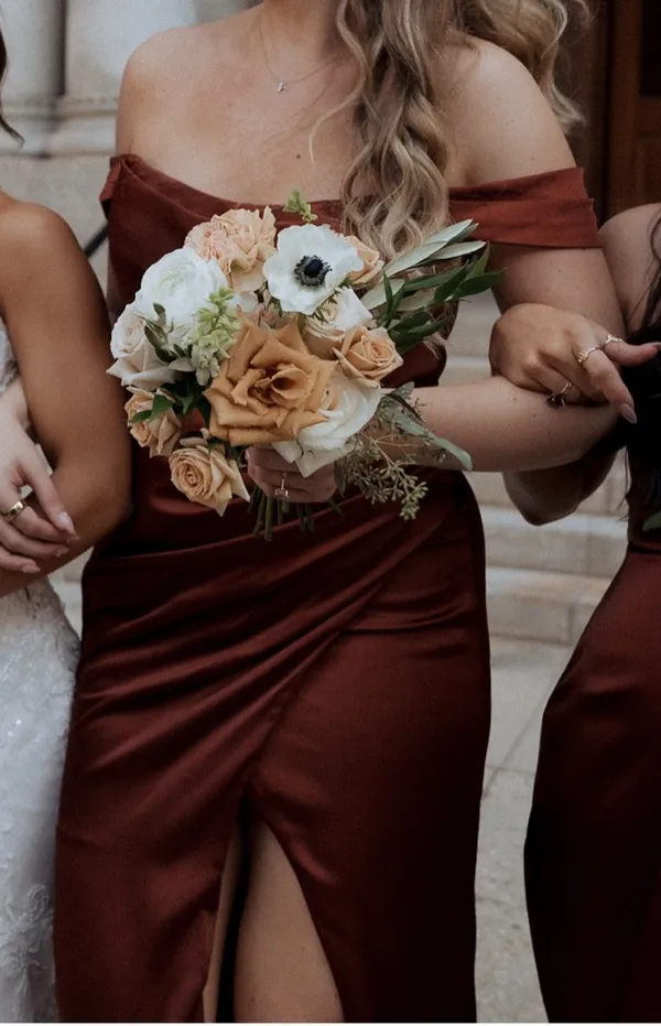Revelry Paris Satin Dress - Image 3