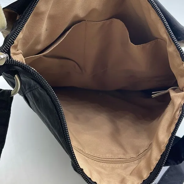 Black Nylon BAGGALLINI special Edition Town bag. - Image 6