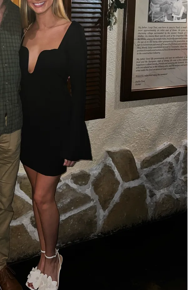 Saints + Secrets Maris Flared Cuff Mini Dress - Image 4