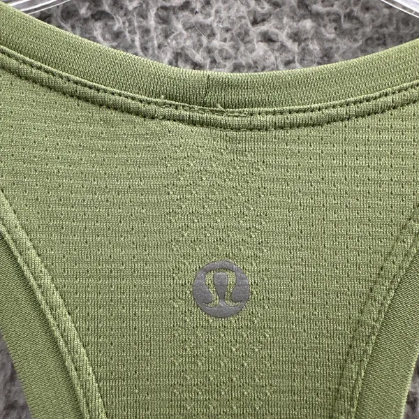 Lululemon Swiftly Tank Top Green Athletic Athleisure Gym‎ Workout Women's 6 - Image 4
