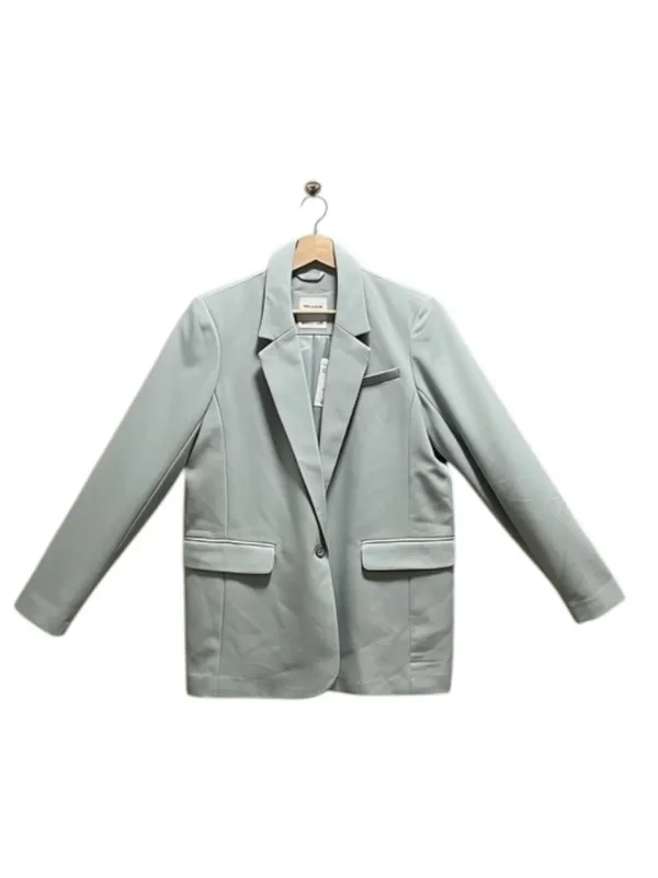 Abercrombie & Fitch Relaxed Suiting Blazer Mint Green Size M NWT Minimalist Cute - Image 2