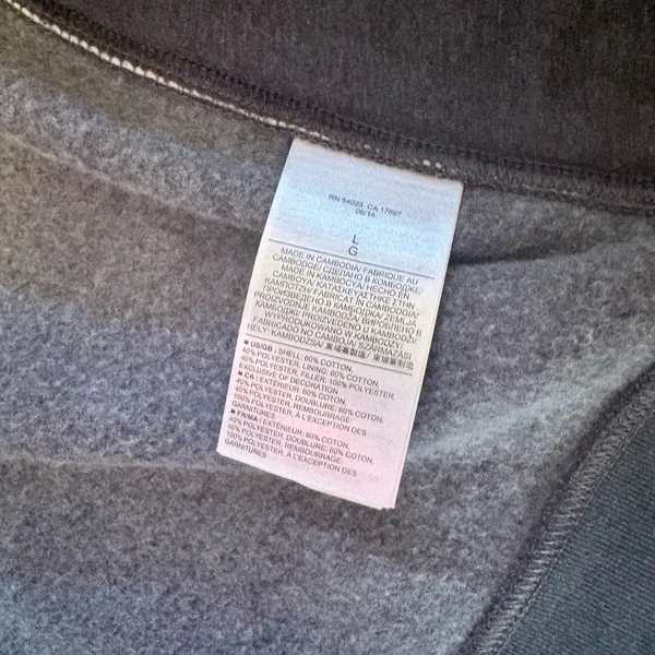 Banana Republic Quilted Dark Gray Bomber Jacket ❤️ - Image 3