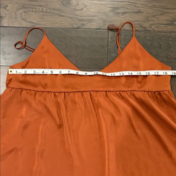 Aritzia Wilfred Satin Lover Mini Dress Sz L - Image 7