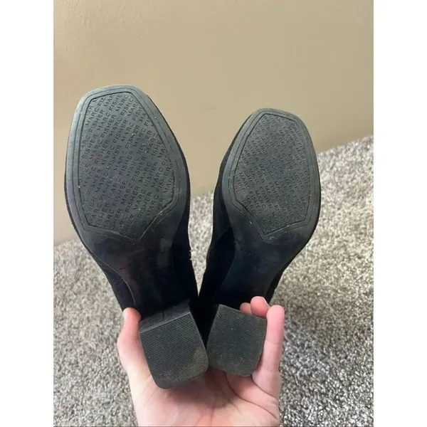 Marc Fisher Black Heeled Boots Woman’s Size 7.5 Flaws-Marks - Image 10