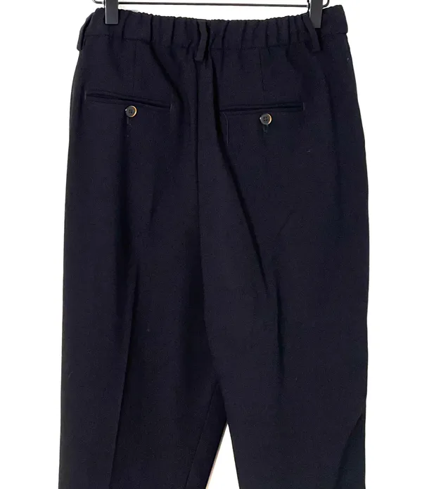 Woman Front Pleated Straight Ankle Cuffed Trouser Pants - Image 5
