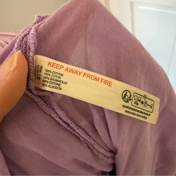 Free People Purple Heating Up Woven Boxer Shorts Size Medium - Image 10
