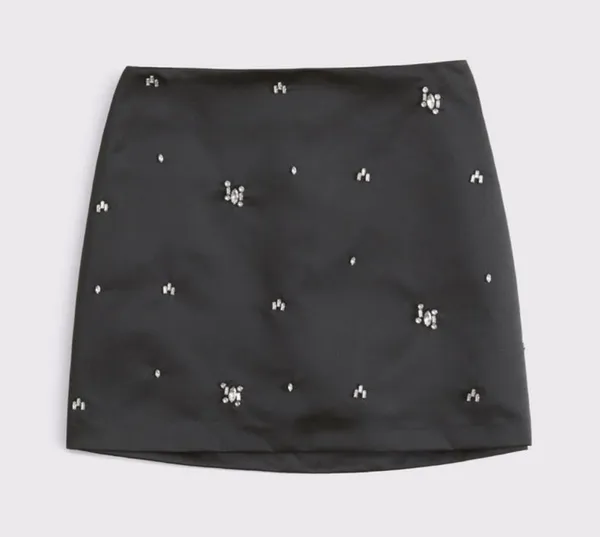 Abercrombie Scarlett Satin Mini Skort - Image 2