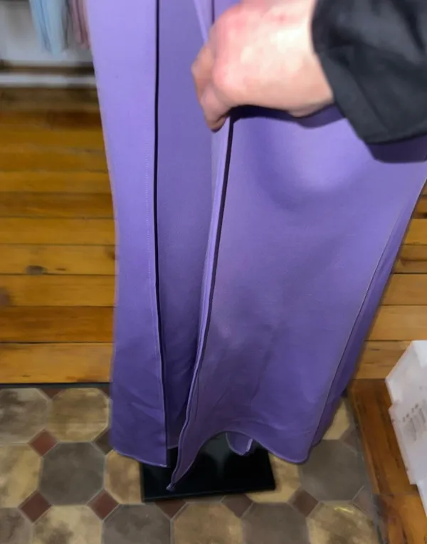 PromGirl Purple One Shoulder Formal Prom Dress - Image 4