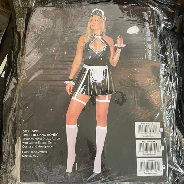 NEW Roma Housekeeping Honey Sexy Maid Costume Size Large - Image 6