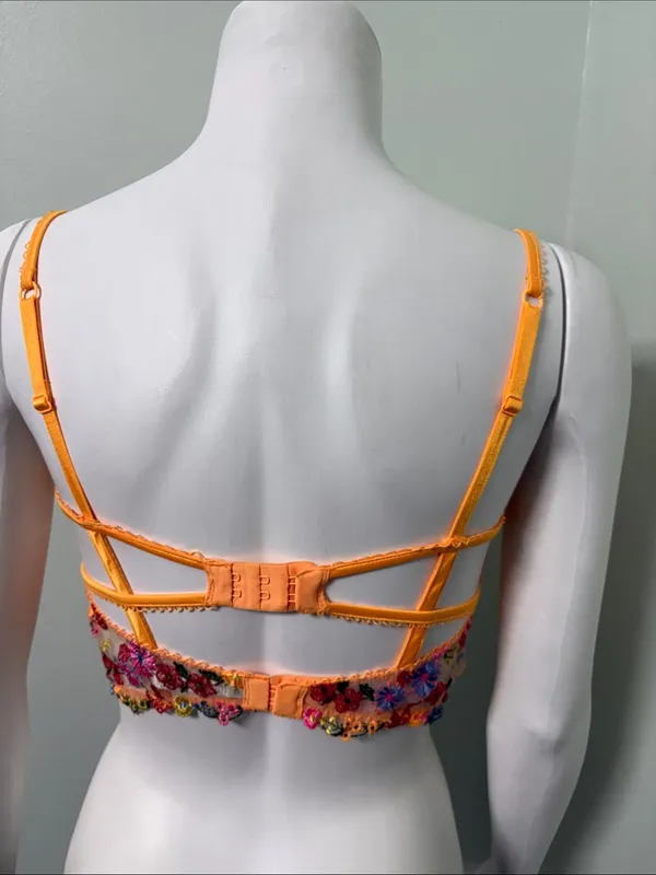For Love And Lemons meadows floral bustier bra corset top 34B - Image 9
