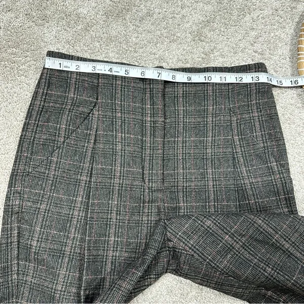 Wilfred Wool Cashmere Blend Chambéry Plaid Pants Cropped Pleated Tartan Size 0 - Image 14