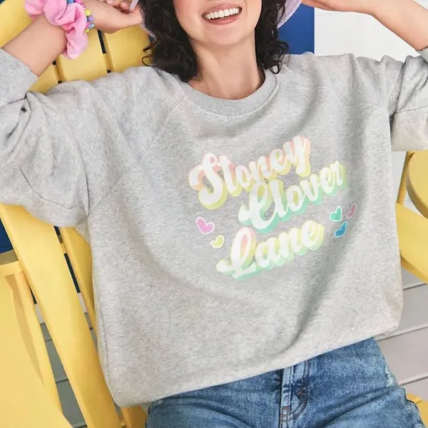 Stoney Clover Lane‎ + Target Grey Sweatshirt M - Image 2