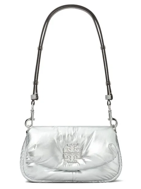 Tory Burch Britten Metallic Puffy Convertible Crossbody - Image 14