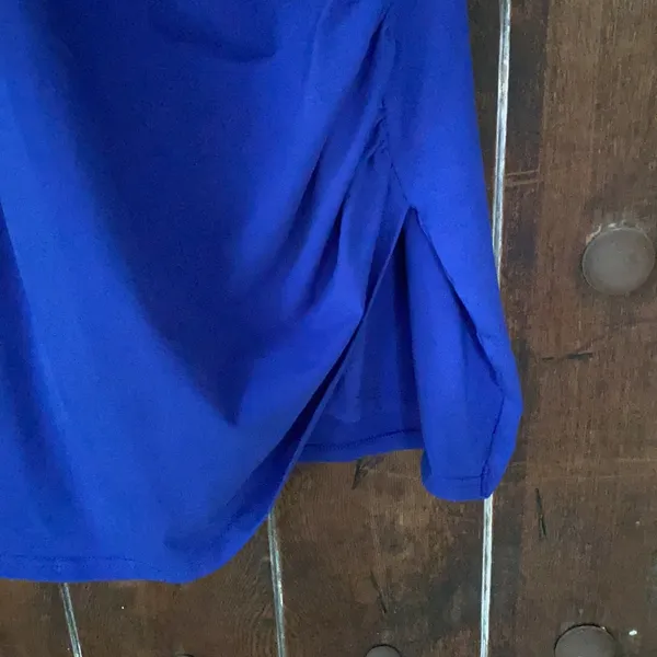 Superdown | Royal Blue Mini Dress Ruched - Image 6