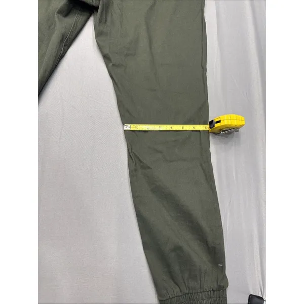 RD Style Women's Small Green Jogger Pants Zipper Waist Activewear EUC - Image 11