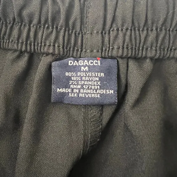 Dagacci Black 2 Piece Medical Uniform Scrub Set Medium - Image 7