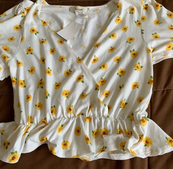 Crop top Yellow - Image 2