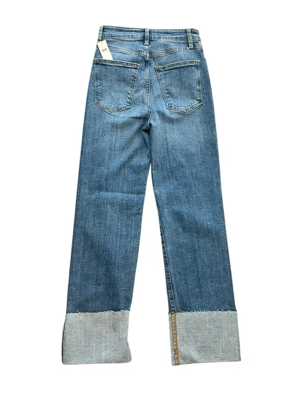 Anthropologie Pilcro Women’s Scotty High Rise Cuffed Straight Leg Jeans 26 Tall - Image 7