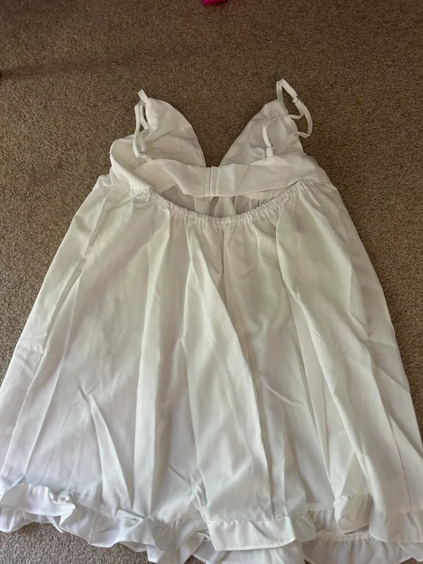 White Summer Dress Size XS - Image 2