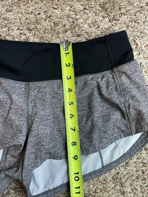 Lululemon Speed Up Short 2.5" Heather Lux Multi Black / Black size 6 - Image 12