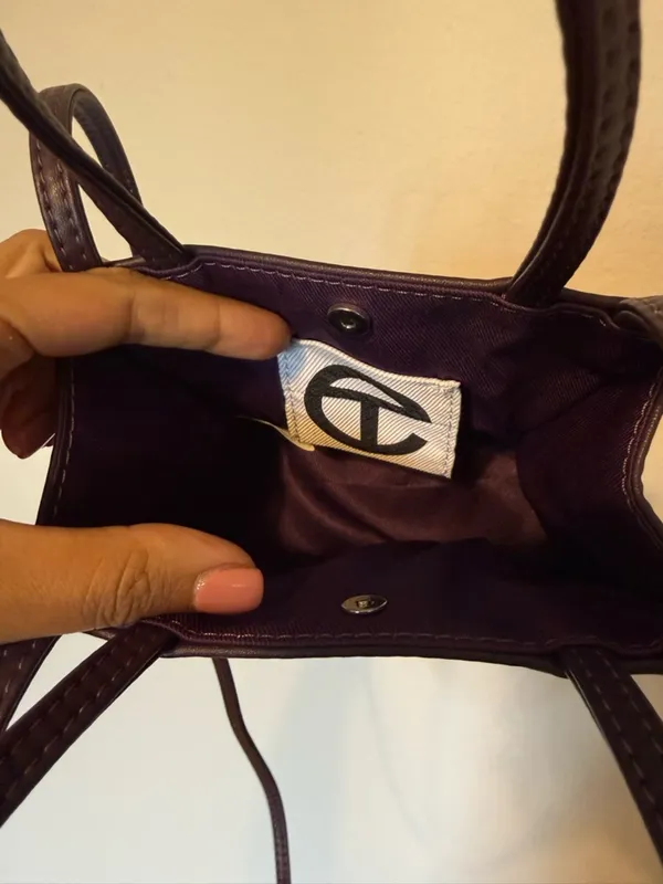 Telfar | Eggplant small Crossbody mini Tote - Image 6