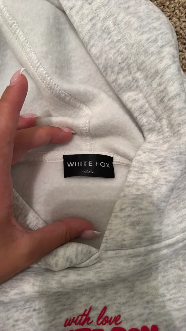 White Fox Boutique Cherry Hoodie XS/S - Image 8