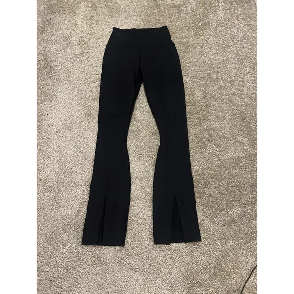 Spiritual Gangster Womens Leti Front Slit Stretch Leggings, Size X-Small - Image 7