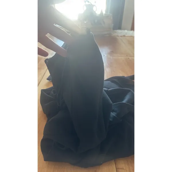 Rosemary Brantley Black Halter Midi Dress with Belt and Pockets Size Large‎ - Image 9