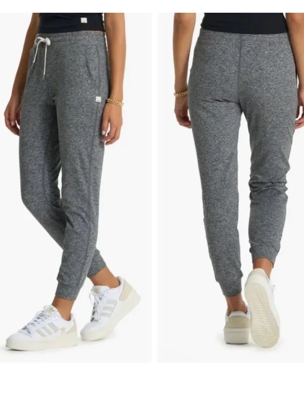Vuori Performance Joggers in Heather Gray - Image 2