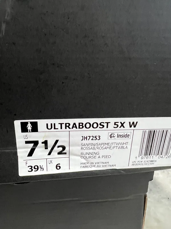 Adidas Ultraboost 5x WMNS Sandy Pink / Sandy Pink size 7.5 MSRP 175 - Image 6