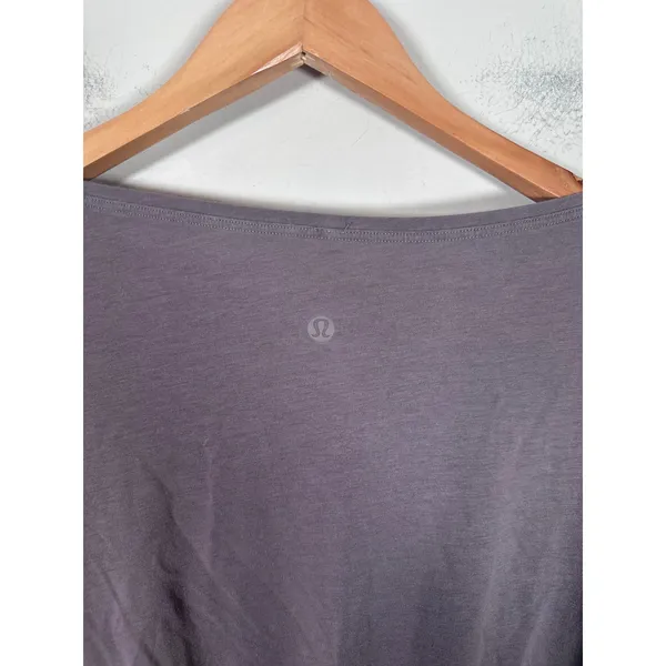 Lululemon Back In Action Long Sleeve Shirt Womens L dusty Lavender Athleisure - Image 6