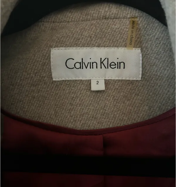 Calvin Klein Wool Blend Coat - Image 2