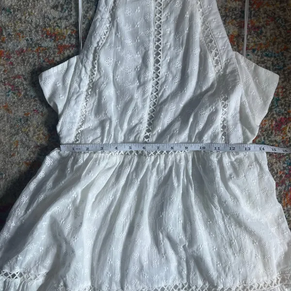 Petal and Pup Raffael High Neck Mini Dress Lace NWT Size Large 100% cotton - Image 5