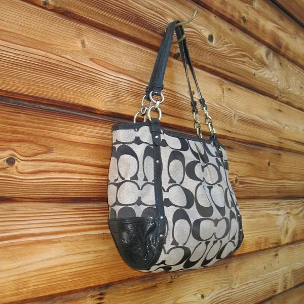 Coach Alexandra Signature Jacquard Large Bag - Image 2