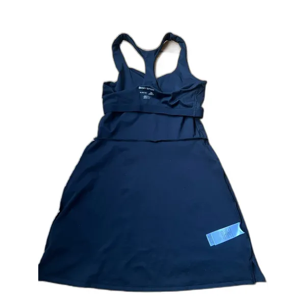 DKNY Sport Athletic Dress Black Racerback Sports Tennis Size Medium Built In Bra - Image 6