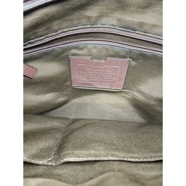 COACH Vintage Leather Brief Case Customized - Image 9