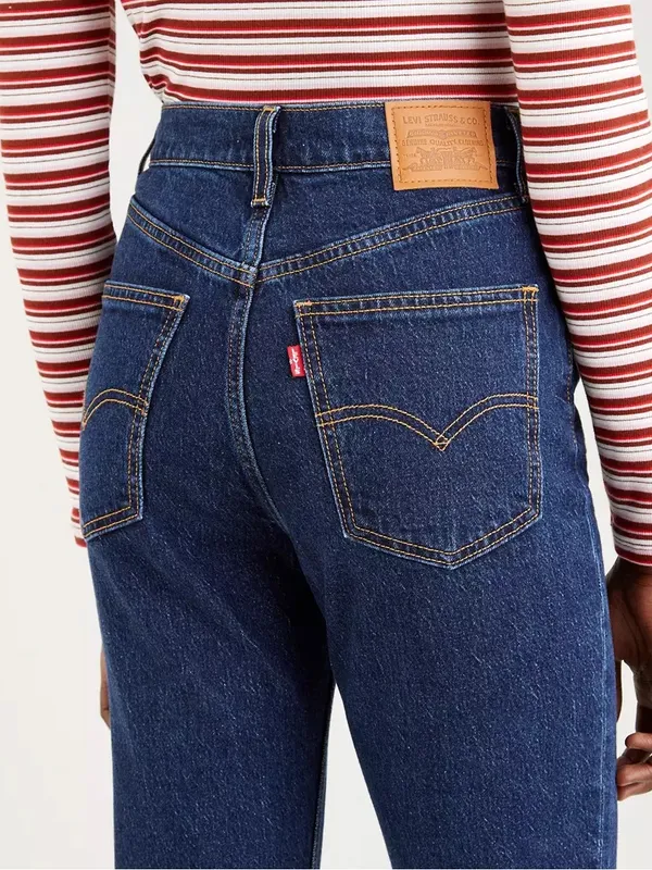 Levi's 70's High Slim Straight Jeans in Dark‎ able Size 25 - Image 10