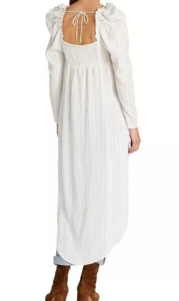 NWT FREE PEOPLE ButtonDown LUNA Maxi Top Size XS - Image 10