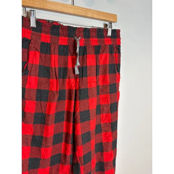 Aerie buffalo plaid flannel pajama jogger pants - Image 4