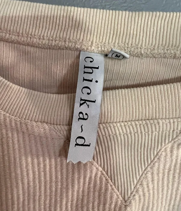 Ohio University Cropped Sweatshirt Tan Size M - Image 2