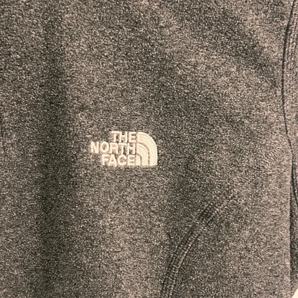 The North Face Quarter Zip Gray Pullover - Image 6