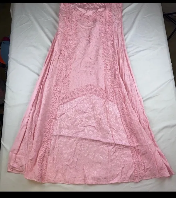 Lace Dress Pink - Image 4