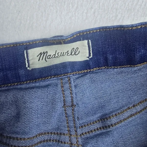 Madewell -1104 Cali‎ Demi-Boot High Rise Jeans Blue Raw Hem J0284 Size 26 - Image 4